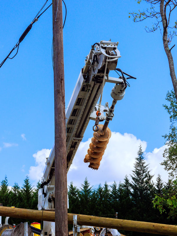 Stone City Pole Lines project